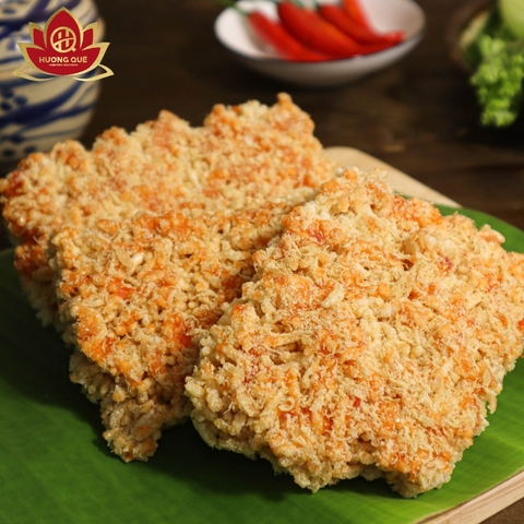 SCORCHED RICE TOPPED MUSHROOM FLOSS - CƠM CHÁY CHAY