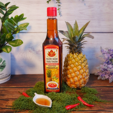 VEGETARIAN SAUCE MADE FROM PINEAPPLE - NƯỚC MẮM TRÁI THƠM 650ml