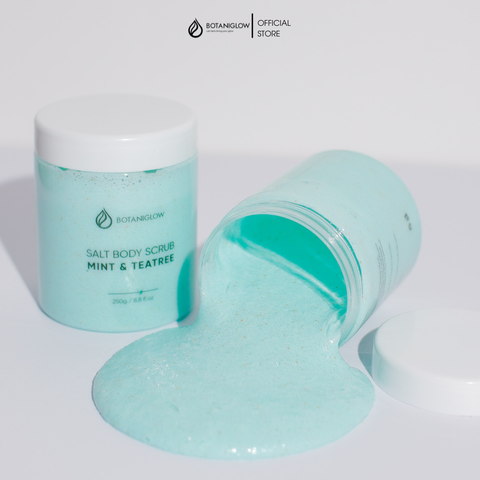 Muối Dẻo Tẩy Tế Bào Chết Cơ Thể 2% BHA & Bạc Hà Tràm Trà Body Scrub BOTANIGLOW 250gr