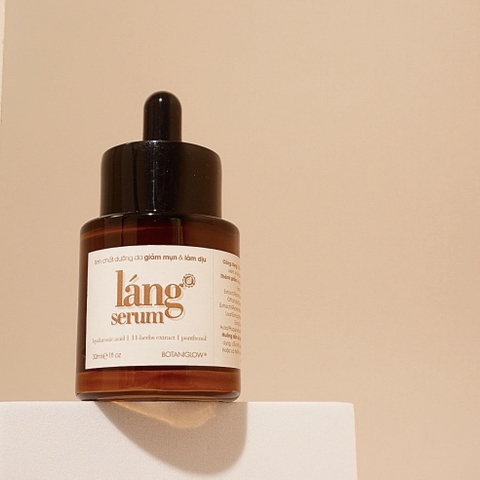 Serum Láng Giảm Mụn, Mờ Thâm, Dưỡng Da Mụn Nhạy Cảm | 11 Loại Thảo Mộc & Vitamin B5 Acne Serum Botaniglow 30ml