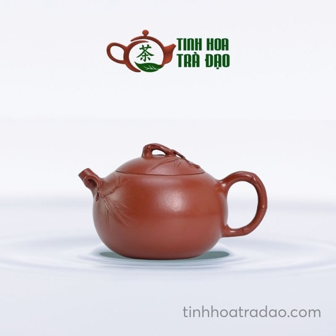 Ấm Tử Sa Tây Thi Đắp Nổi Trúc Diệp Chu Nê 150ml - ATS068