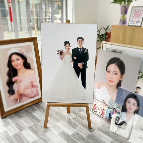 ẢNH CỔNG CƯỚI GỖ LỤA  & KHUNG HỢP KIM NHÔM