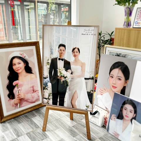 ẢNH CỔNG CƯỚI TRÁNG GƯƠNG & KHUNG HỢP KIM NHÔM CAO CẤP