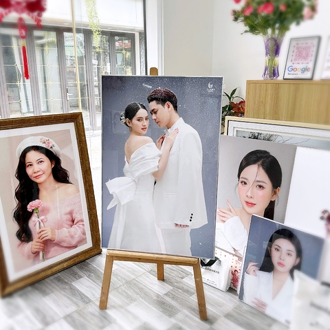 ẢNH CỔNG CƯỚI TRÁNG GƯƠNG & KHUNG NHỰA CACBON