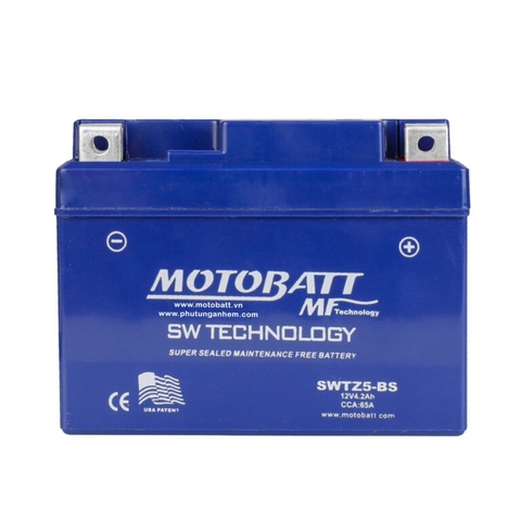 Bình ắc quy Khô Motobatt SWTZ5-BS