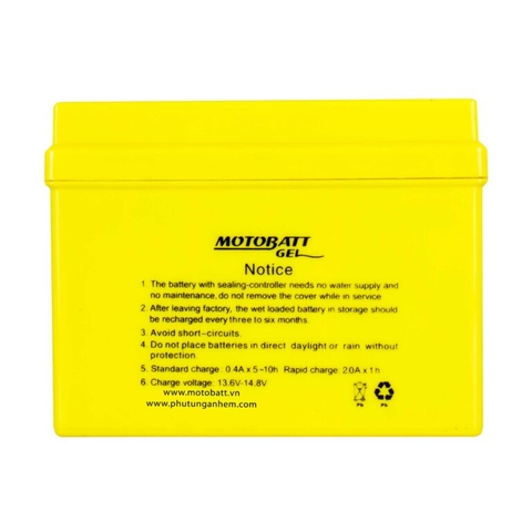 Bình ắc quy GEL Motobatt MTZ5S
