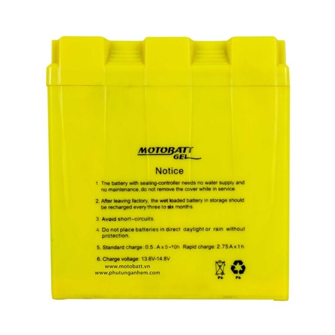 Bình ắc quy GEL Motobatt MTX5AL