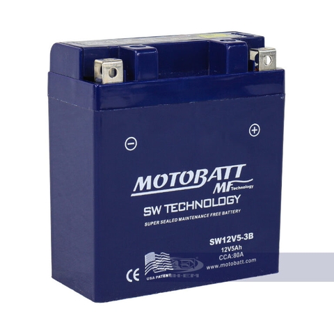 Bình ắc quy Motobatt SW12V5-3B