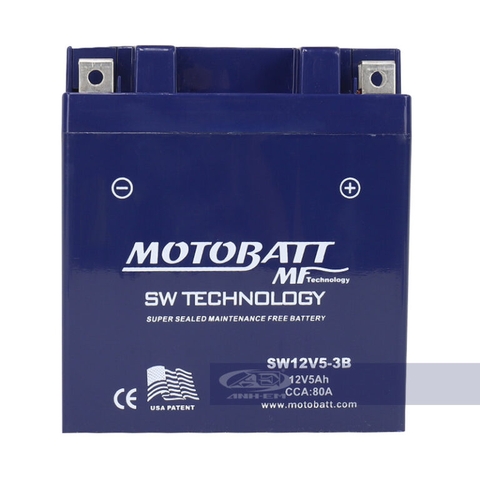 Bình ắc quy Motobatt SW12V5-3B
