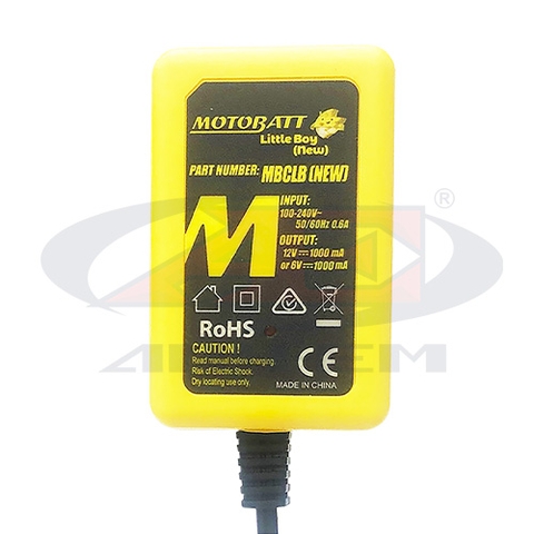Bộ sạc ắc quy Motobatt Little Boy MBCLB – 1 cổng – Không thang đo