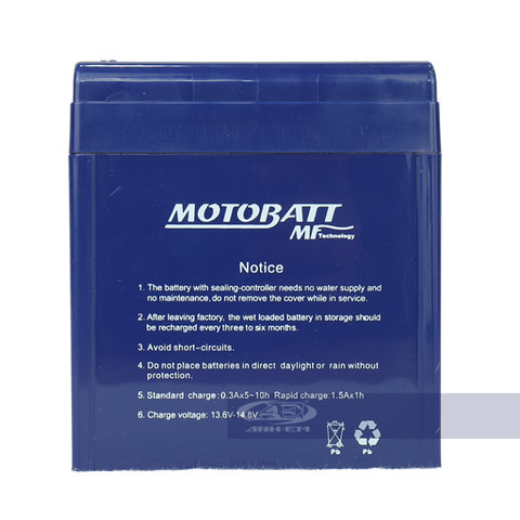 Bình ắc quy Khô Motobatt SW12V3-3A