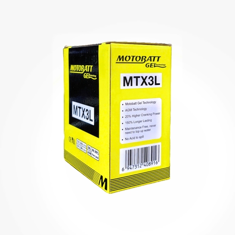 Bình ắc quy GEL Motobatt MTX3L (Sport)