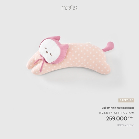 (FS) NOUS - Gối ôm hình mèo màu hồng - SS26.T8A
