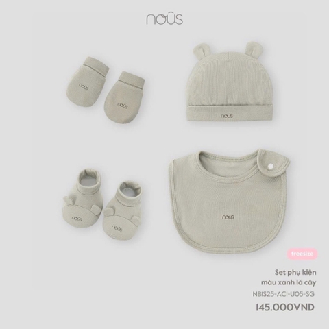 NOUS - Set phụ kiện màu xanh lá cây - SS25.T5A