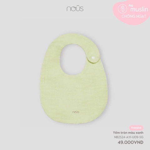 NOUS S20 - Yếm tròn màu xanh - FS - SS25.NP