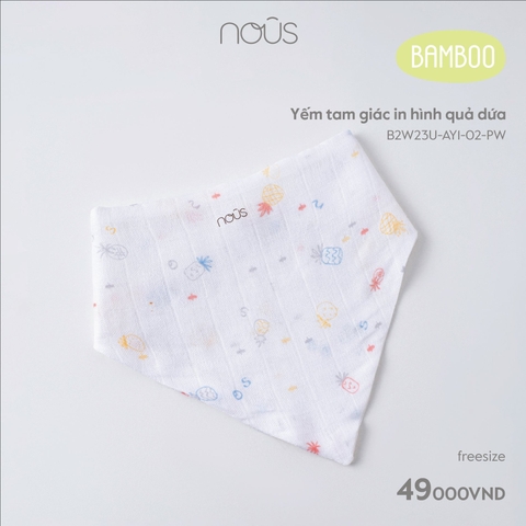 NOUS - Yếm tam giác in hình quả dứa
