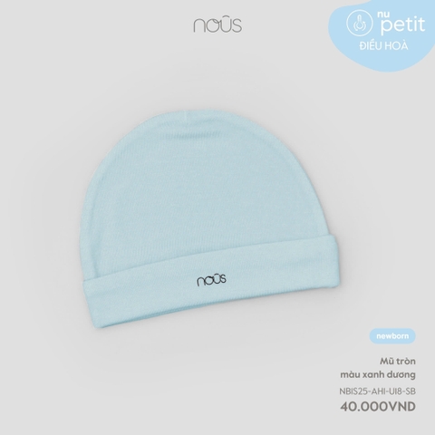 NOUS - Mũ tròn màu xanh dương - SS25.T7A