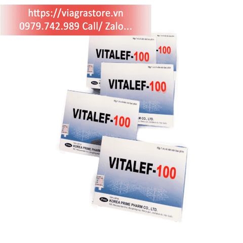Vivax 100 - Điều trị rối loạn cương dương (1 vỉ x 4 viên)