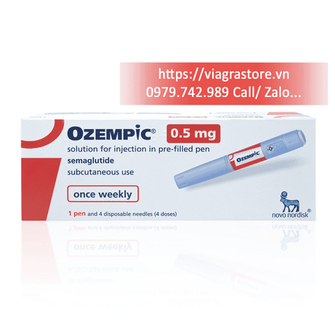Bút Tiêm Giảm Cân OZEMPIC 0.5MG Novo Nordisk (Hộp 1 Bút 4 Liều Tiêm)