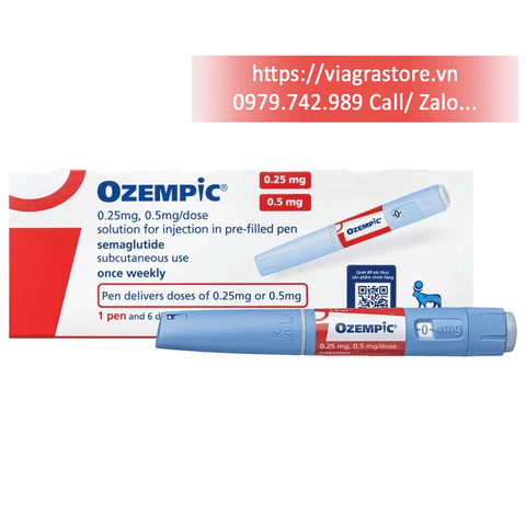 Bút Tiêm Giảm Cân Ozempic 0.25mg-0.5mg Novo Nordisk (1.5ml)