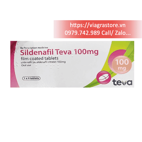 Sildenafil TEVA 50mg - Điều trị rối loạn cương dương (1 vỉ x 4 viên)