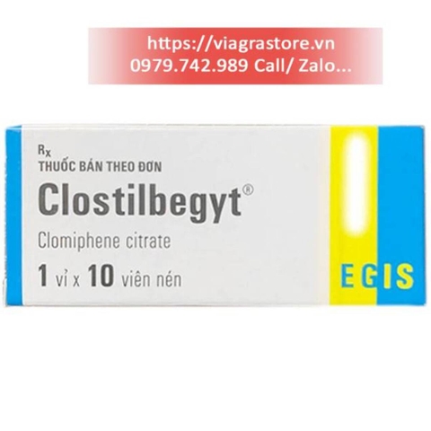Clostilbegyt 50mg Egis Pharma - Kích Thích Rụng Trứng