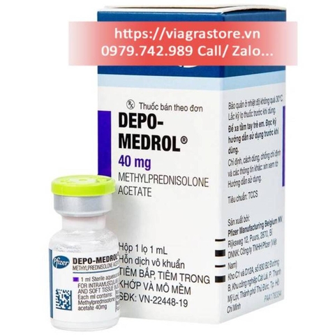 Depo Medrol 40mg Pfizer (Hộp 1 lọ x 1ml)