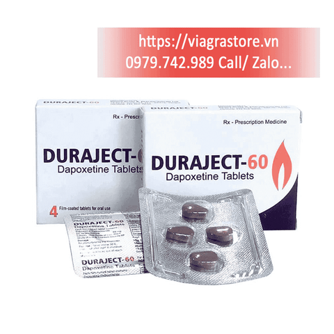 Thuốc Duraject 60mg (Dapoxetine) – Công dụng, Liều dùng, Điều trị xuất tinh sớm