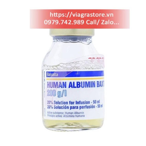 Human Albumin Baxter 200g/l 20% (50ml)
