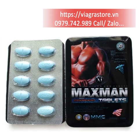 Maxman - Hỗ Trợ Tăng Cường Sinh Lực Cho Phái Mạnh