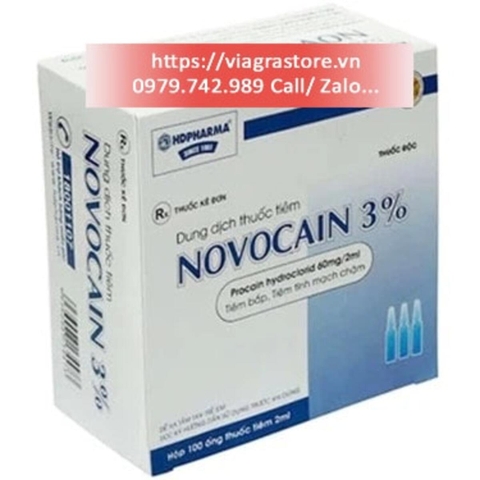 Novocain 3% HDpharma (Hộp 100 ống x 2ml)