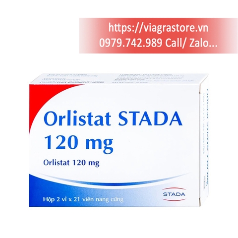 Orlistat 120mg Thuốc Điều Trị Giảm Cân (Hộp 2 vỉ x 21 viên)