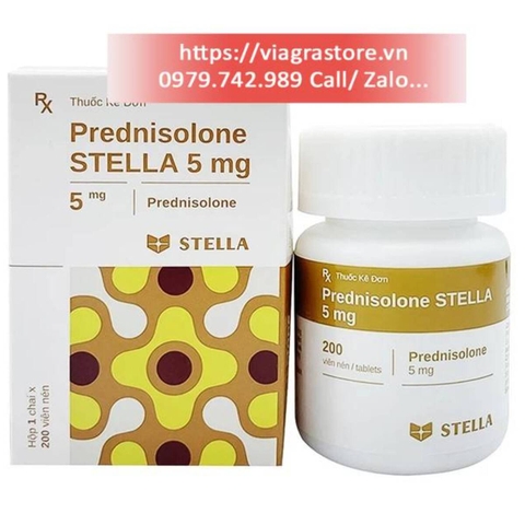 Prednisolone Stella 5mg (Hộp 200 viên)