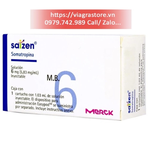 Saizen 6mg Somatropin - Hãng Merck