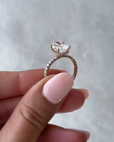 Nhẫn Kim Cương Pear