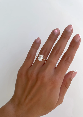 Nhẫn Kim Cương Classic Emerald