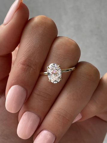 Nhẫn Kim Cương Classic Oval