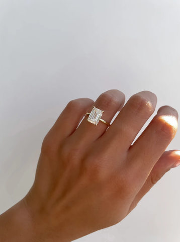 Nhẫn Kim Cương Classic Emerald