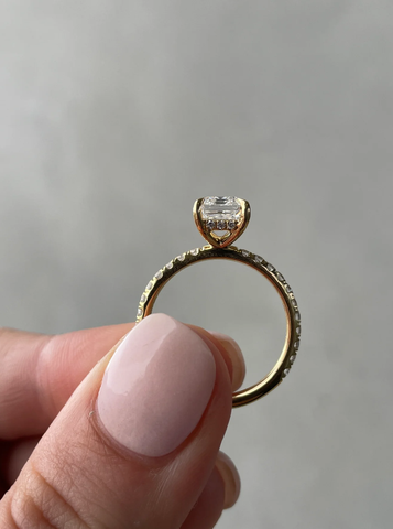 Nhẫn Kim Cương Emerald