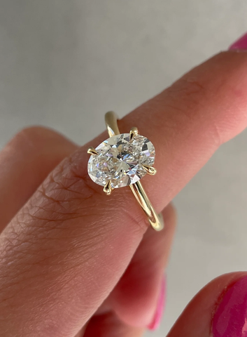 Nhẫn Kim Cương Classic Oval