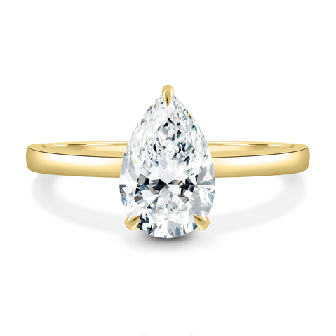 Nhẫn Kim Cương Classic Pear