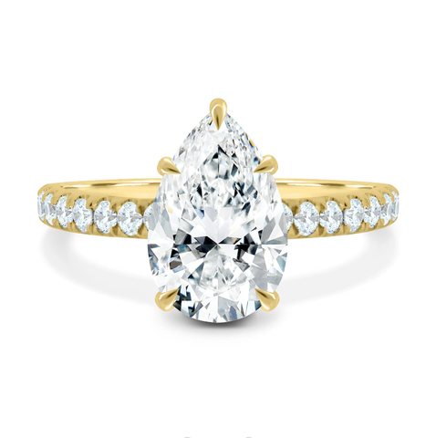 Nhẫn Kim Cương Pear