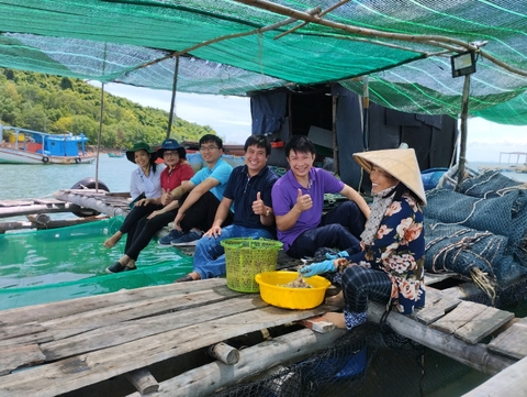 VMC Aqua Care khảo sát bệnh trên cá biển tại khu vực tỉnh Kiên Giang