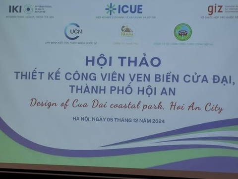 Hội thảo: “Thiết kế công viên ven biển Cửa Đại, Thành phố Hội An
