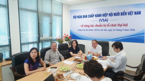 HỘI NGHỊ BAN CHẤP HÀNH HIỆP HỘI NUÔI BIỂN VIỆT NAM: RÀ SOÁT, HOÀN THIỆN CÔNG TÁC CHUẨN BỊ ĐẠI HỘI ĐẠI BIỂU LẦN THỨ III