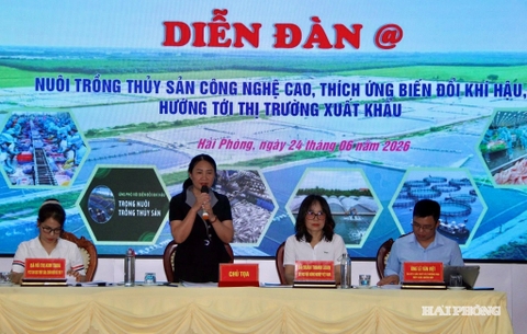 Phát triển thủy sản công nghệ cao thích ứng biến đổi khí hậu