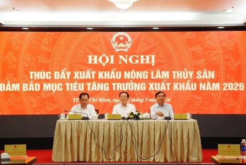 Khai mạc Hội nghị thúc đẩy xuất khẩu nông lâm thủy sản 2026