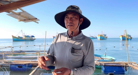 Người đàn ông làm mực lá… sinh sôi!