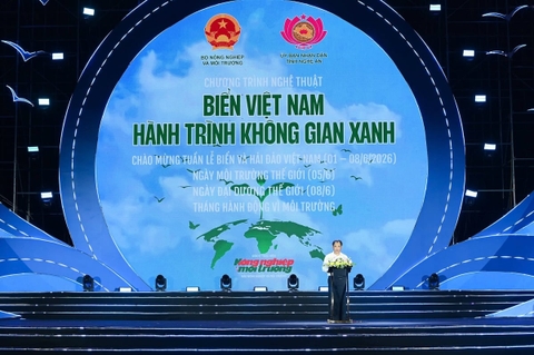 'Biển Việt Nam - Hành trình không gian xanh' lan tỏa thông điệp bảo vệ môi trường và biển đảo