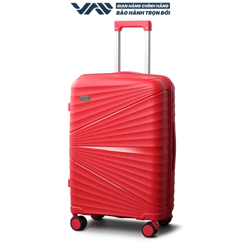 VALI DU LỊCH VALINY VNY03 NHỰA PP MÀU CAM